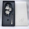 Lux pokloni-srebrna orhideja vaza-posrebra-925 srebra-poklon za nju-zenu-devojku-mamu-svadbu-8 mart-nova godina-Beograd-golden roses-Lady-gift box