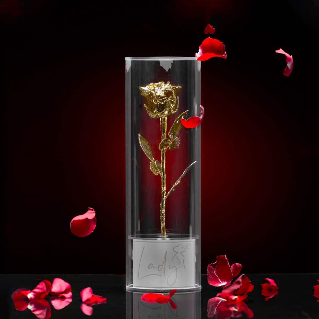 Lux-pokloni-zlatna-ruza-klirit-pozlata-24k-zlato-poklon-za-nju-zenu-devojku-Telegraf-svadbu-8-mart-nova-godina-Karleusa-goldenroses-Kraljica-Lady-gift-box